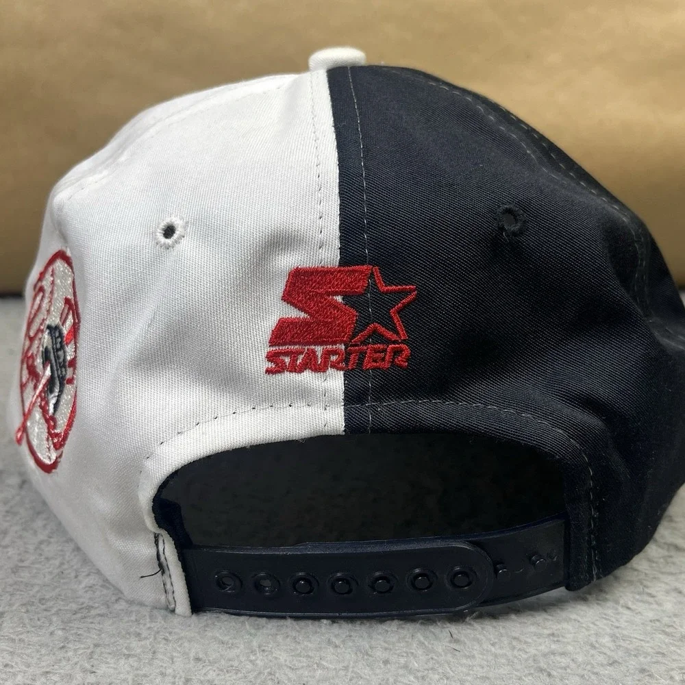 Vintage New York Yankees Hat Cap‎ Blue White Starter Snapback